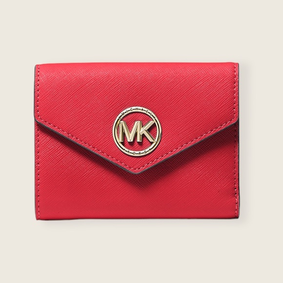 MICHAEL Michael Kors Handbags - Michael MK Greenwich Leather Envelope Trifold Wallet